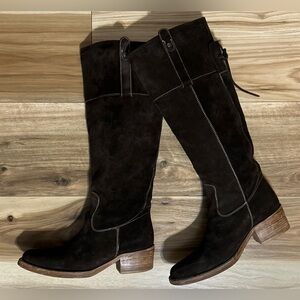 *RARE* Buttero Barney’s NY Brown Suede Leather Over the Knee Boots Size 38